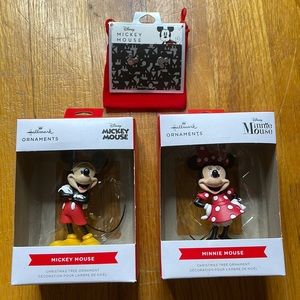 Mickey sterling, silver 925 earrings & ornaments